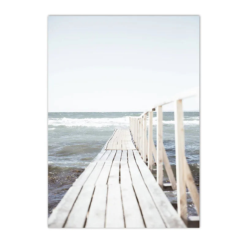 Ocean Lighthouse Landscape Canvas Print