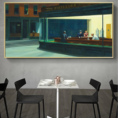 Nighthawks by Edward Hopper Canvas