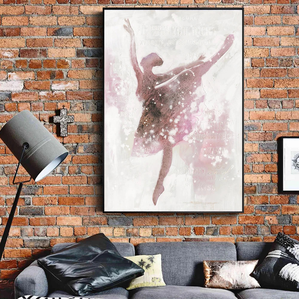 Elegant canvas of a girl playing the violin