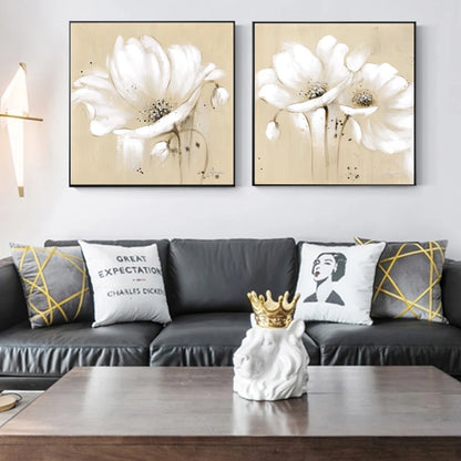 White Flowers Canvas