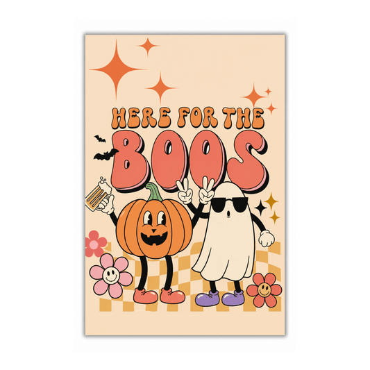 Here for the Boos Halloween Canvas Print