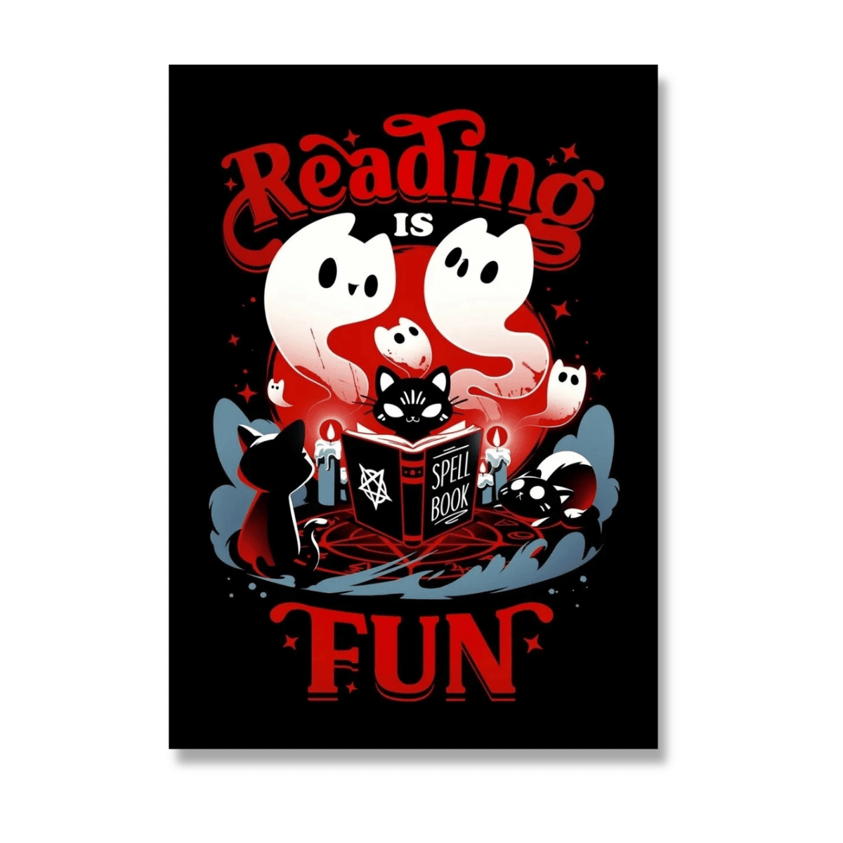Reading Is Spooky Fun Canvas Print