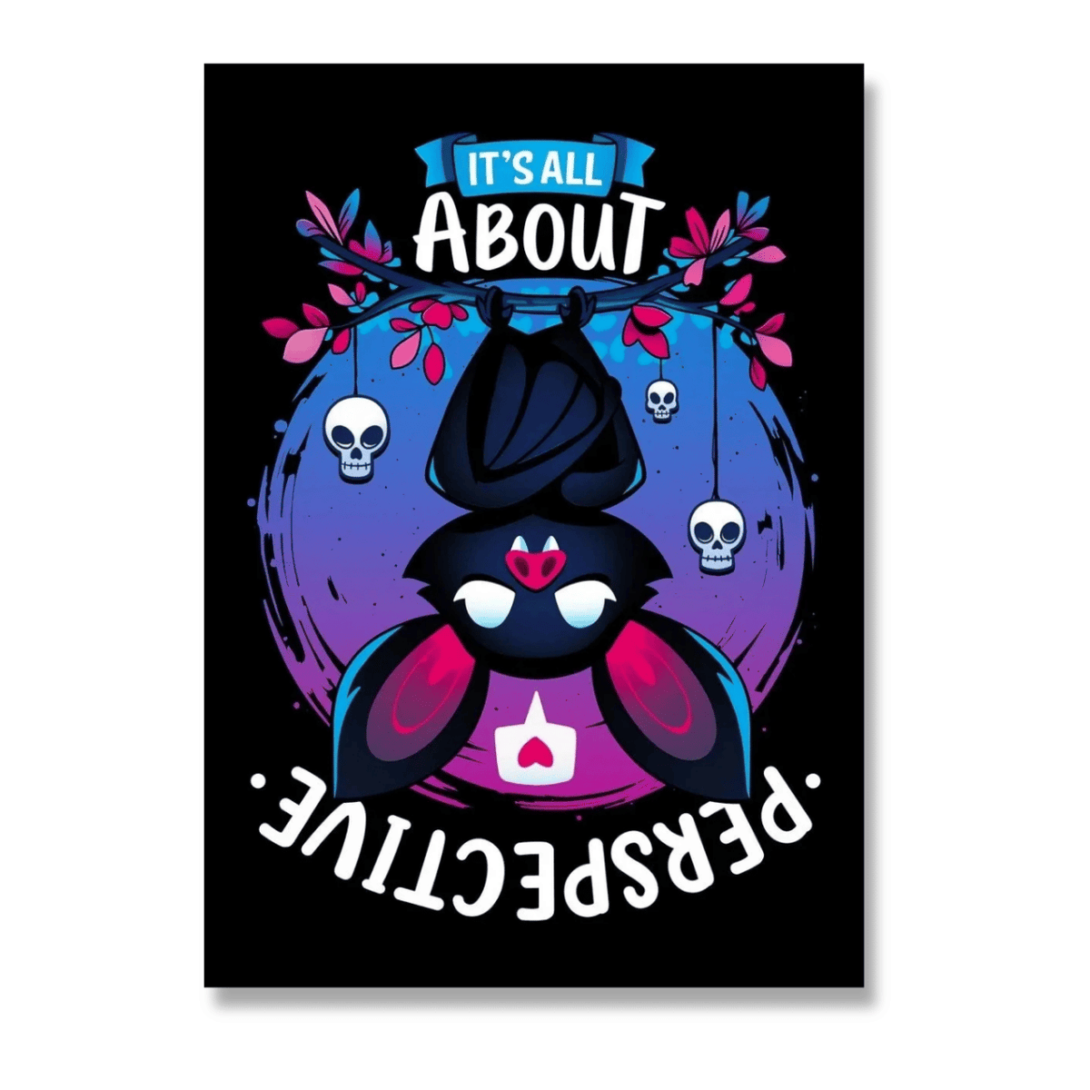 It’s All About Perspective Bat Canvas Print
