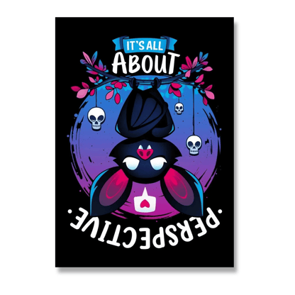 It’s All About Perspective Bat Canvas Print
