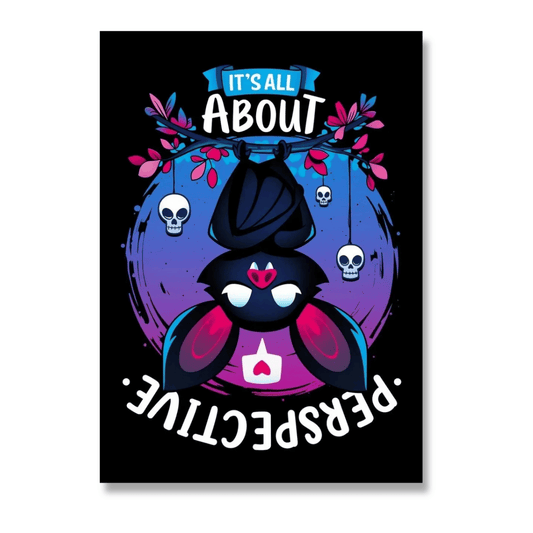 It’s All About Perspective Bat Canvas Print