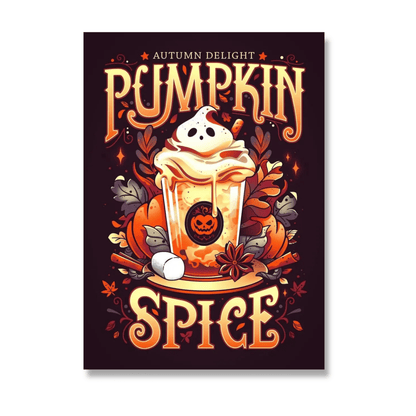 Autumn Delight Pumpkin Spice Canvas Print