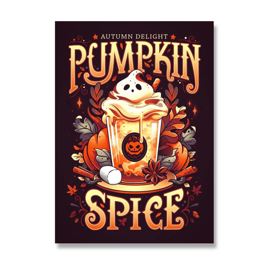 Autumn Delight Pumpkin Spice Canvas Print
