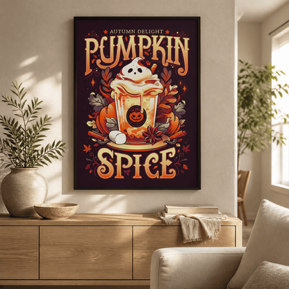 Autumn Delight Pumpkin Spice Canvas Print
