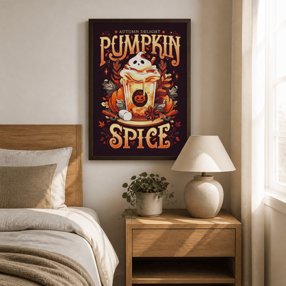 Autumn Delight Pumpkin Spice Canvas Print