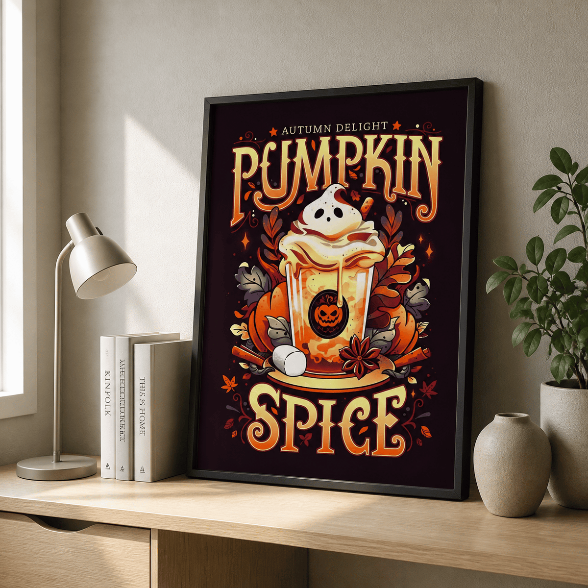 Autumn Delight Pumpkin Spice Canvas Print