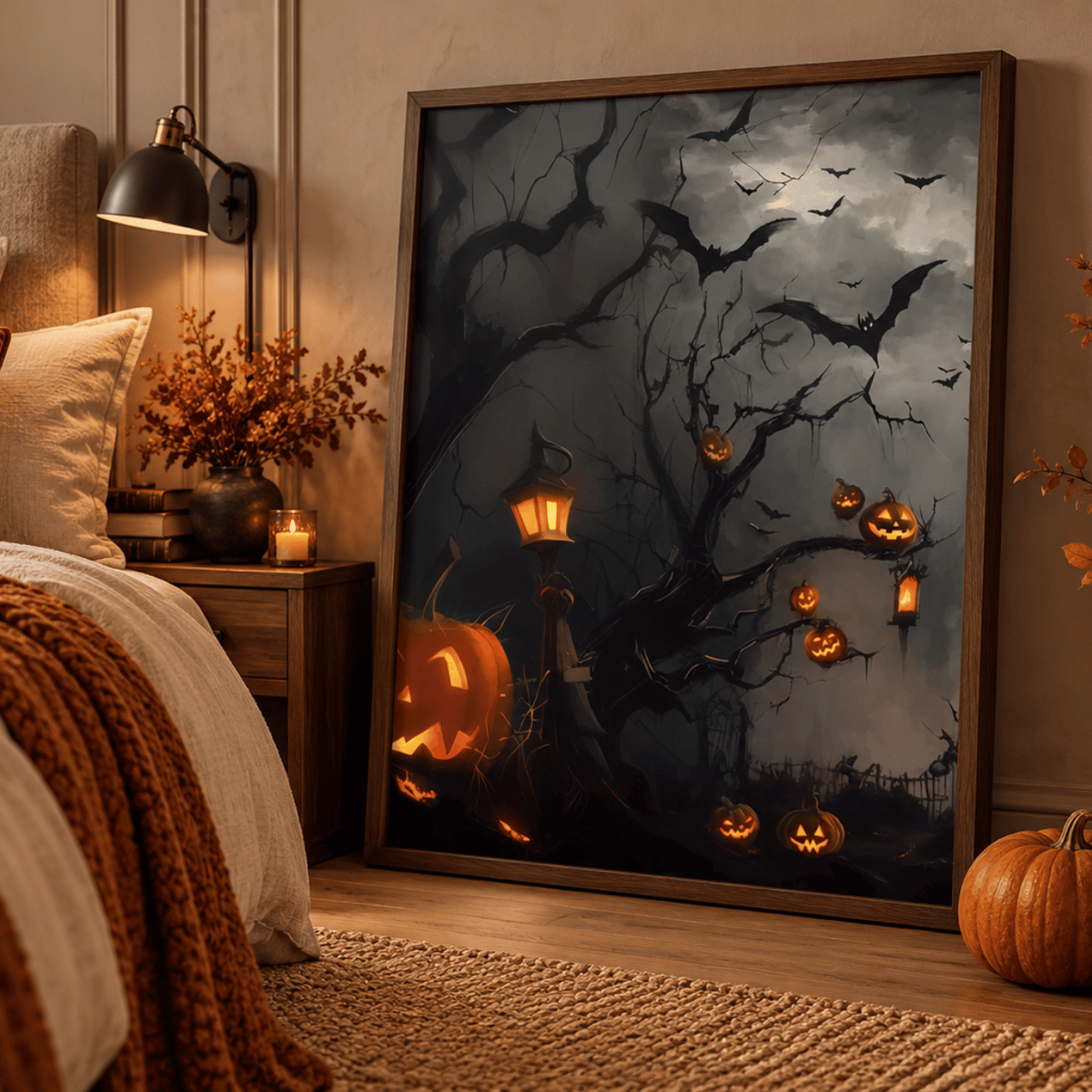 Jack-O’-Lantern Nightfall Canvas Print