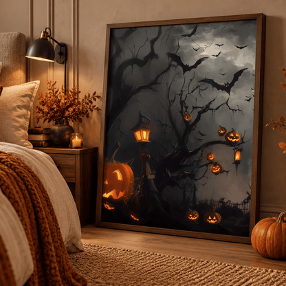 Jack-O’-Lantern Nightfall Canvas Print