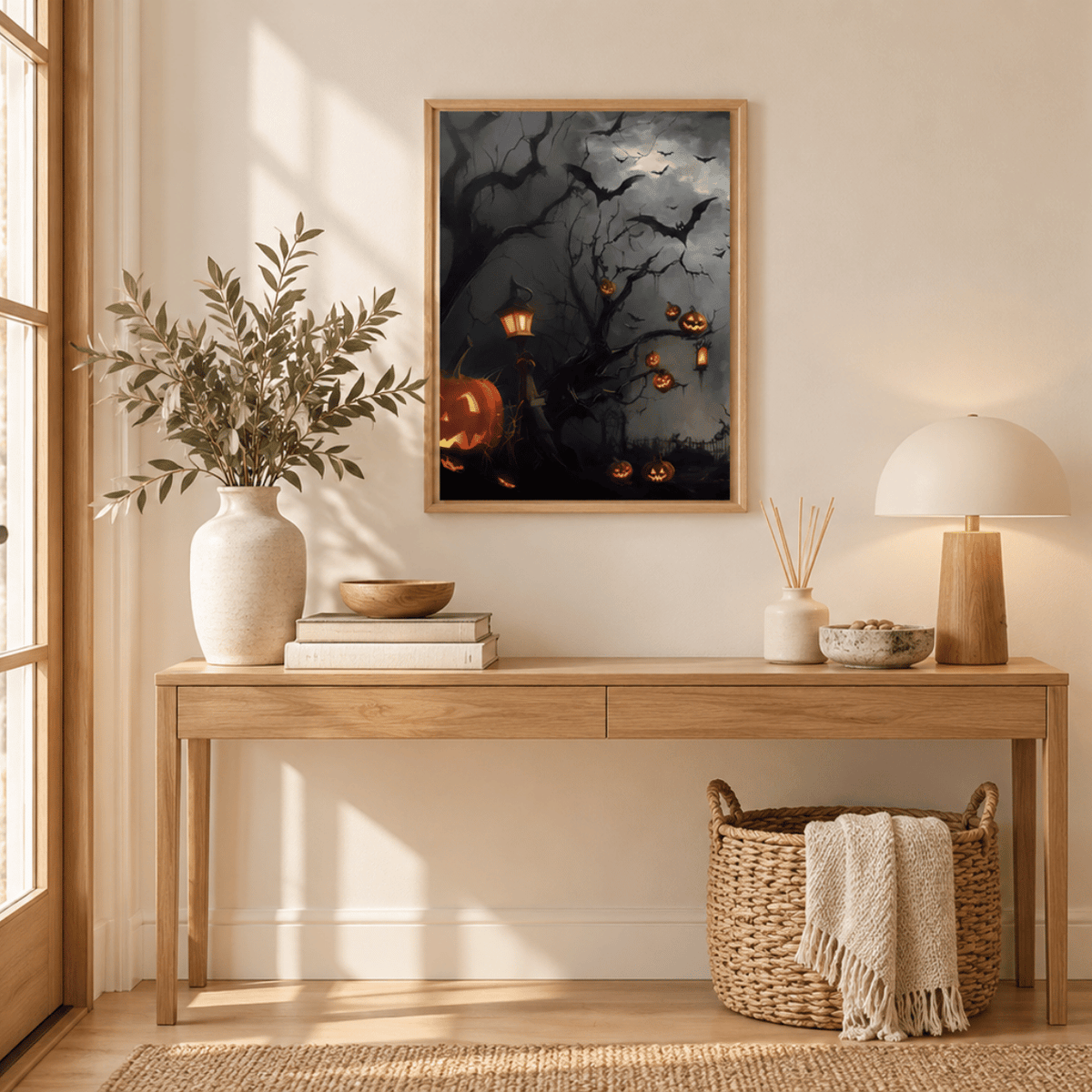 Jack-O’-Lantern Nightfall Canvas Print