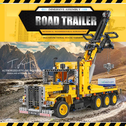 Kids Tow Truck Model Building Block Set