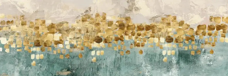 modern abstract landscape oil style canvas wall art