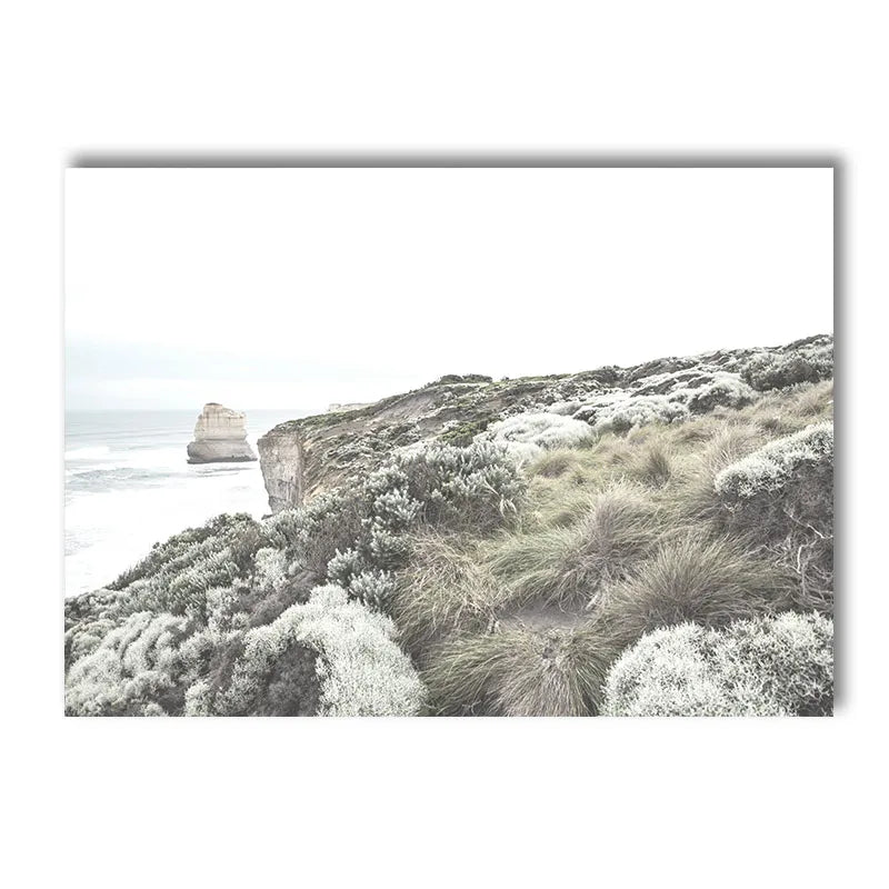 Ocean Lighthouse Landscape Canvas Print