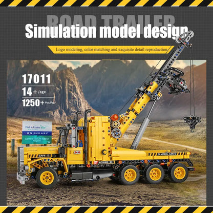 Kids Tow Truck Model Building Block Set