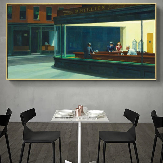 Nighthawks by Edward Hopper Canvas
