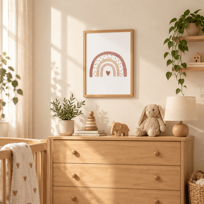 Heart Beneath The Rainbow Canvas Print