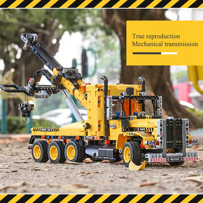 Kids Tow Truck Model Building Block Set