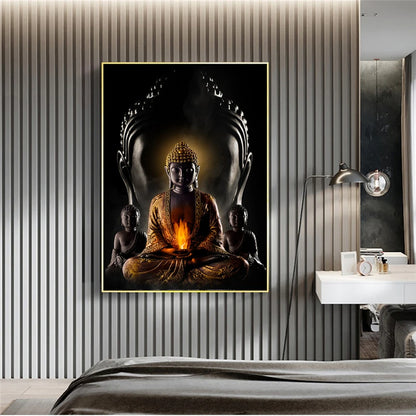 Modern Spiritual Buddha Canvas