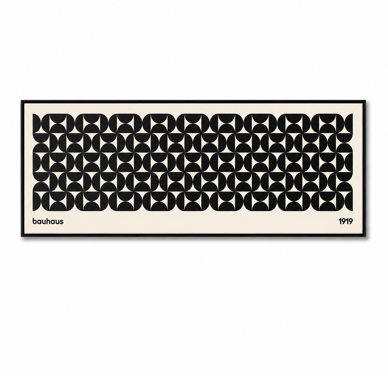 Mid-Century Bauhaus Wide Panoramic Canvas