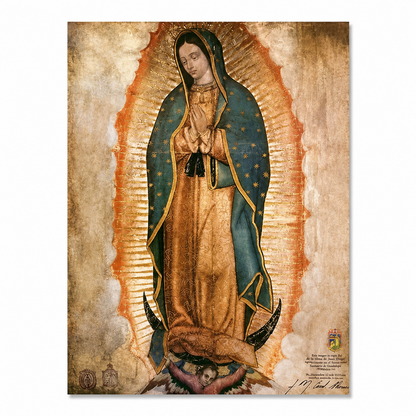 Virgin of Guadalupe Canvas Print