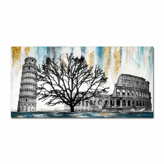 Leaning Tower of Pisa Canvas Print