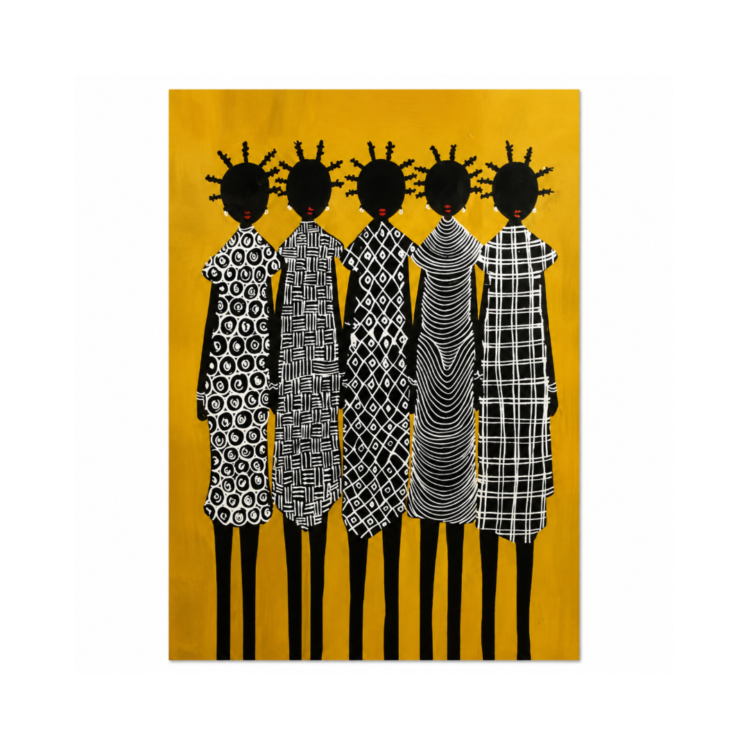 Tribal Humans Canvas Print