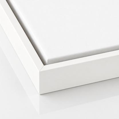 White Wooden Floating Canvas Frame