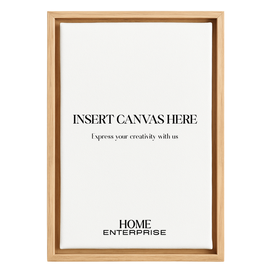 Oak Wooden Floating Canvas Frame
