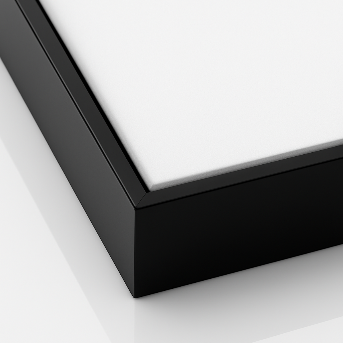 Black Metal Floating Canvas Frame