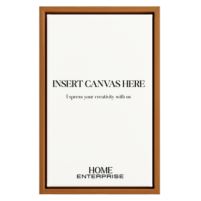 Teak Wooden Floating Canvas Frame