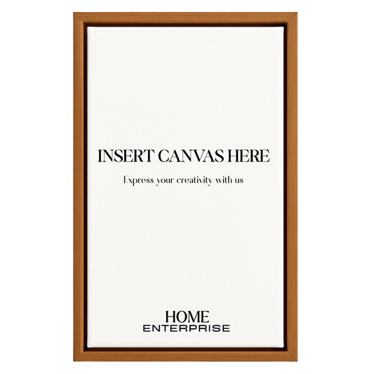 Teak Wooden Floating Canvas Frame