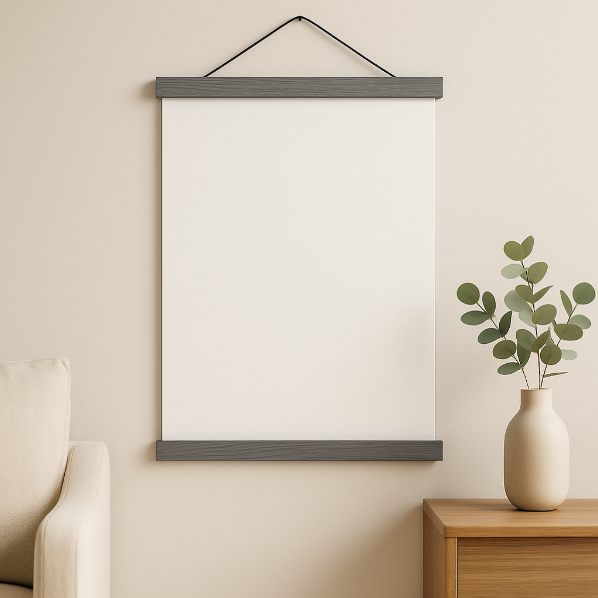 Silver Oak Magnetic Poster Hanger