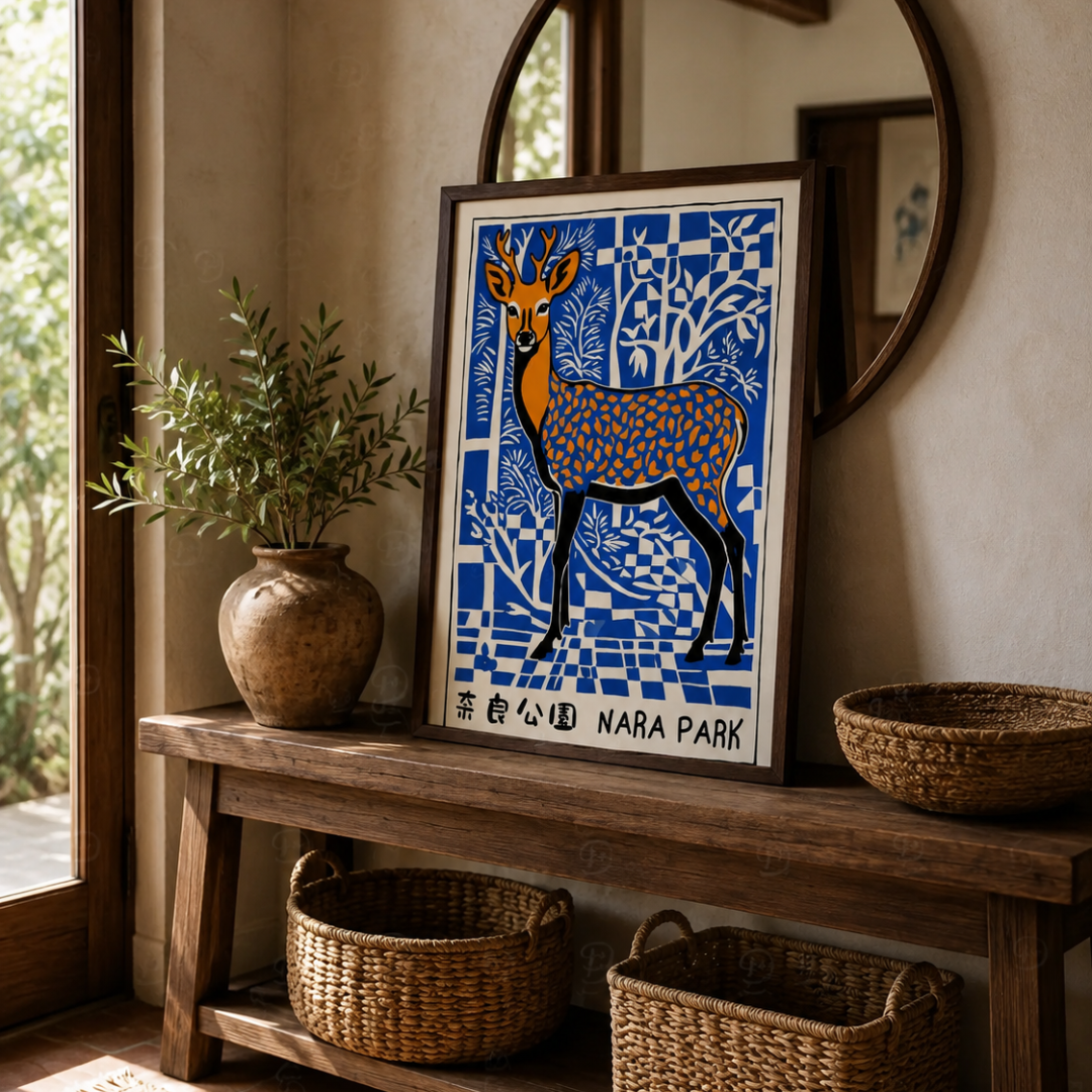 Japanese Nara Park Deer Canvas Print