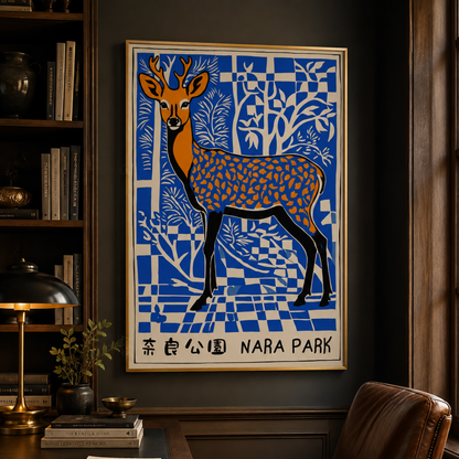 Japanese Nara Park Deer Canvas Print