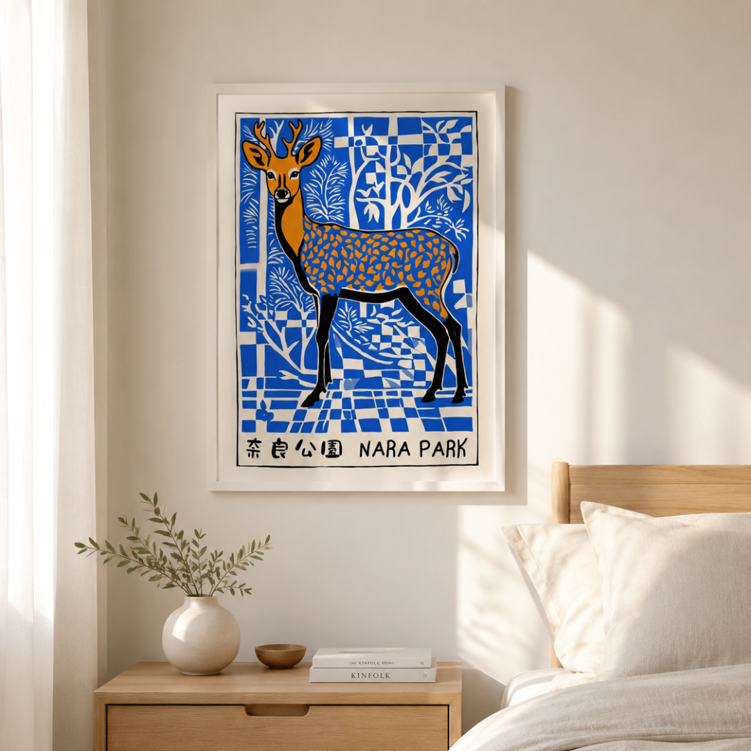 Japanese Nara Park Deer Canvas Print
