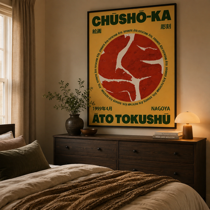 Japanese Nagoya Abstract Art Exhibition Canvas Print