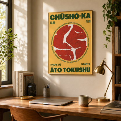 Japanese Nagoya Abstract Art Exhibition Canvas Print