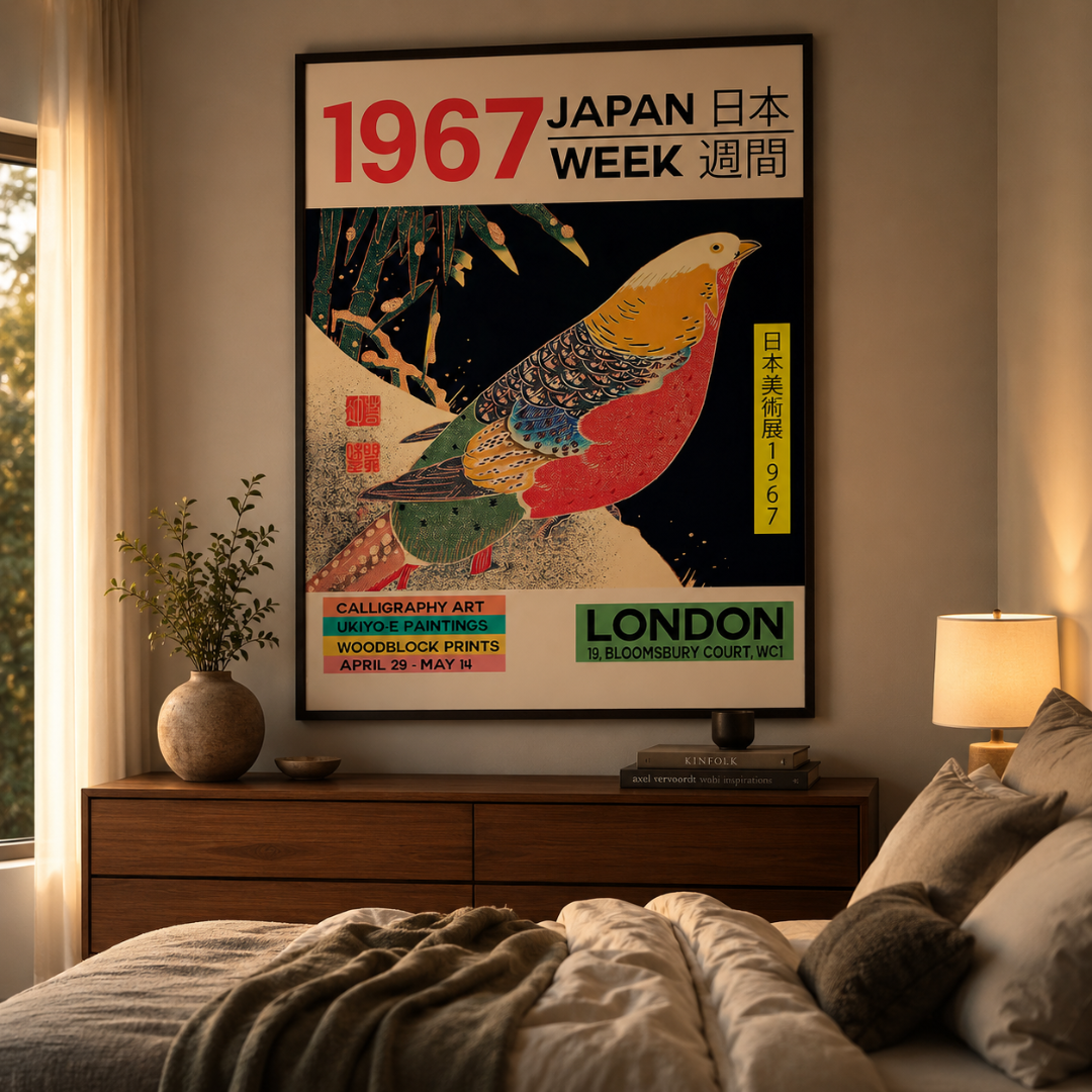 Japanese Bird Japan Week Canvas Print