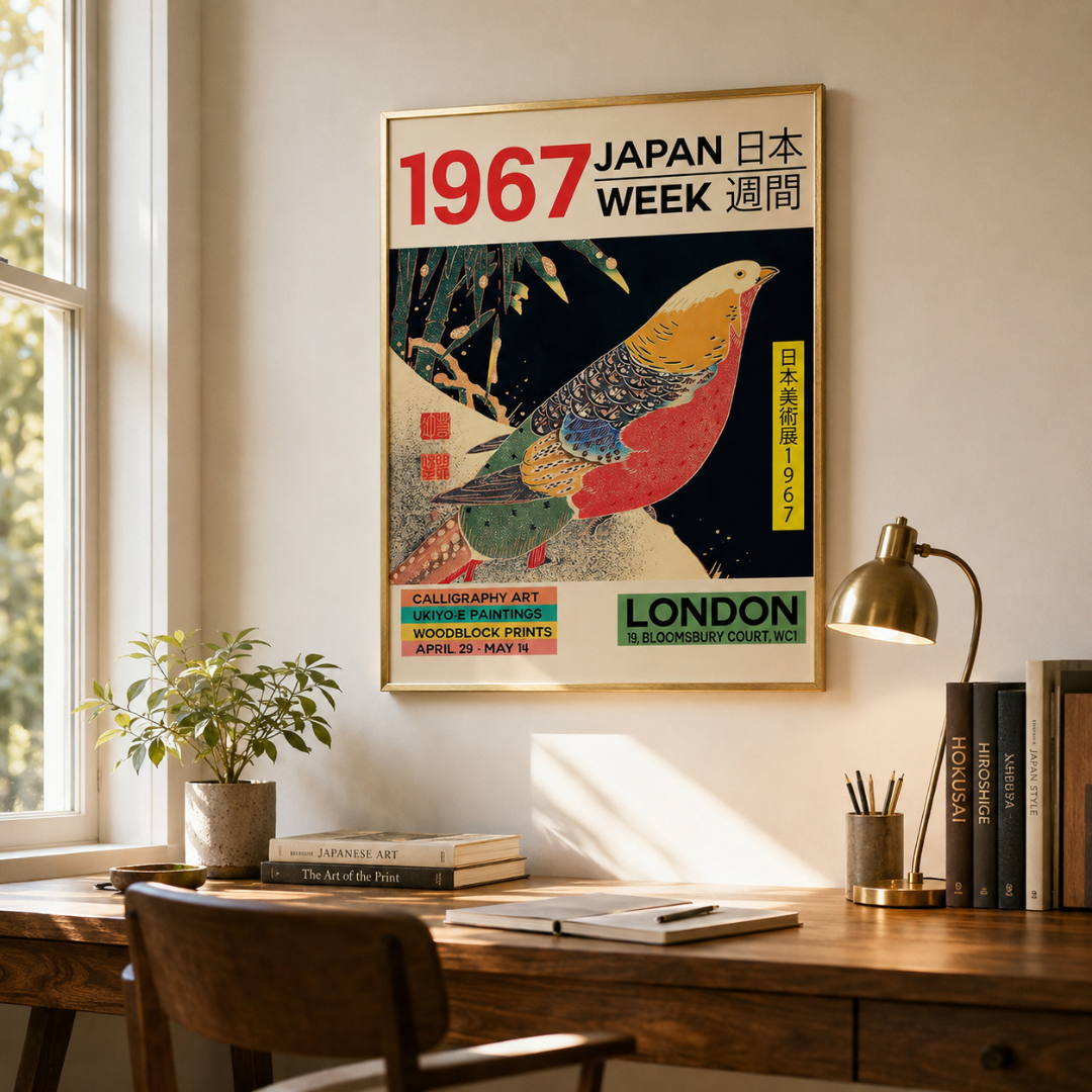 Japanese Bird Japan Week Canvas Print