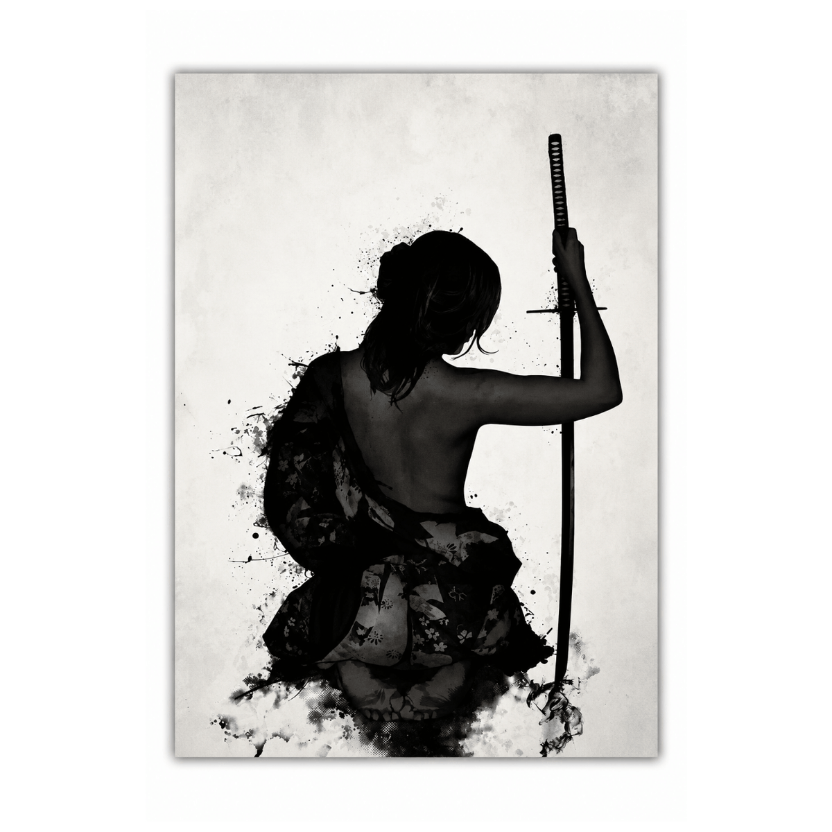 Silent Blade Warrior Canvas Print