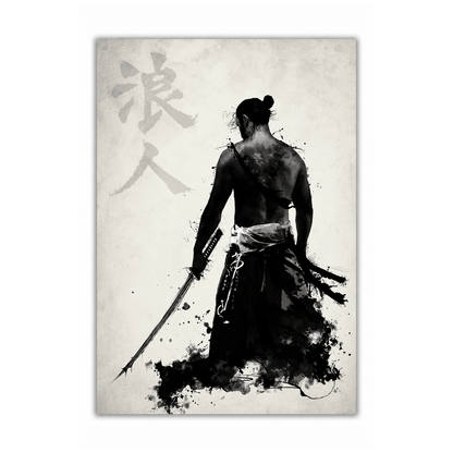 Inkbound Ronin Canvas Print