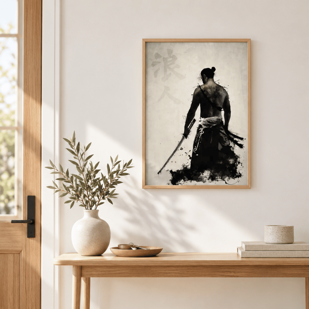 Inkbound Ronin Canvas Print