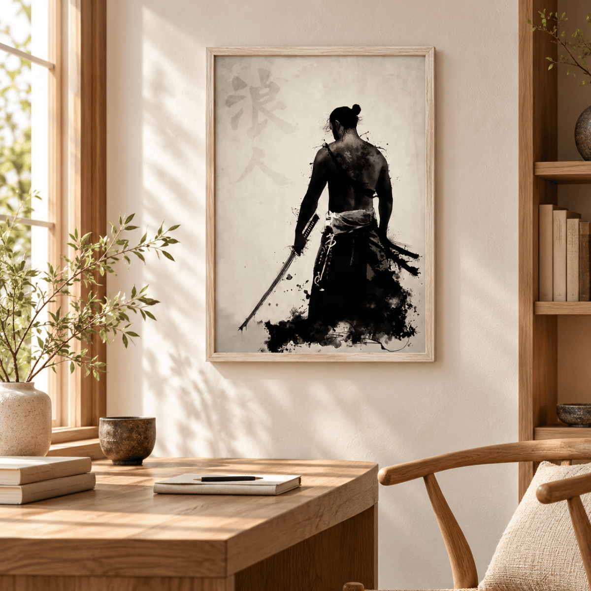 Inkbound Ronin Canvas Print