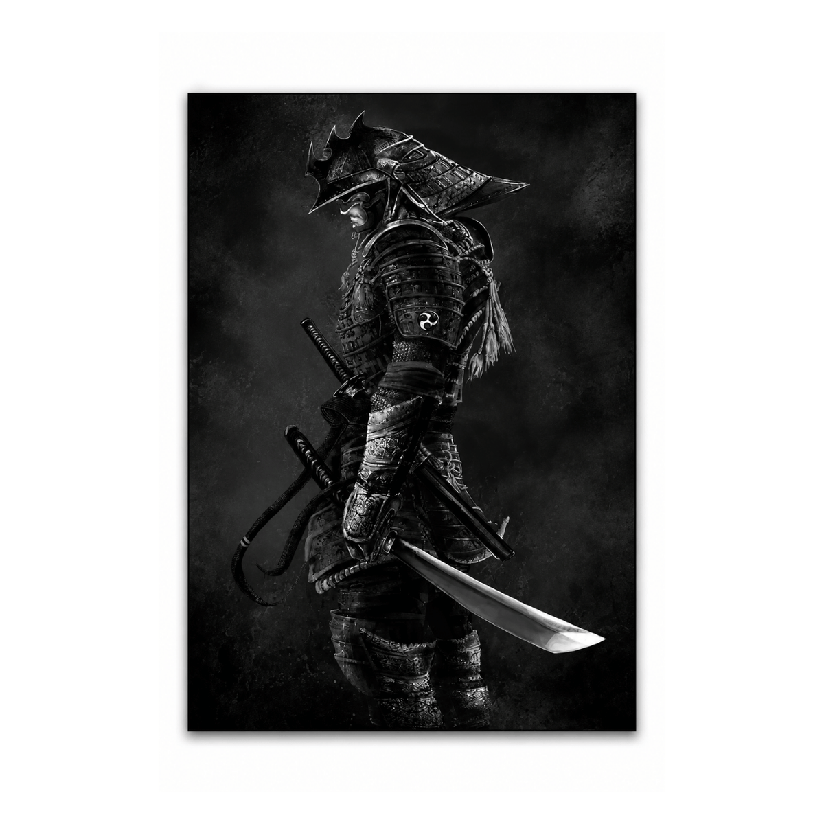 Black Ronin Armour Canvas Print