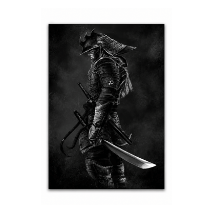 Black Ronin Armour Canvas Print