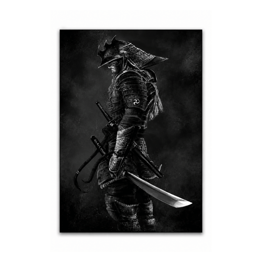 Black Ronin Armour Canvas Print