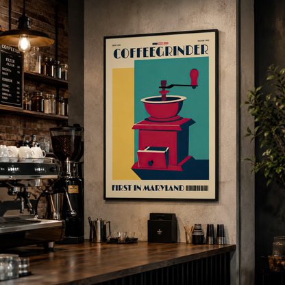 Vintage Manual Coffee Grinder Canvas Print